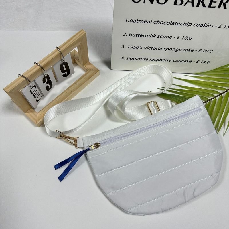 Casual Solid Color Down Chest Bag