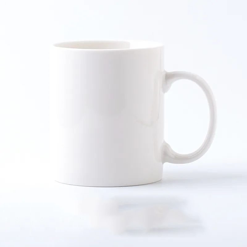 12 oz. Custom Logo Creative Solid Color Glossy Coffee Mug