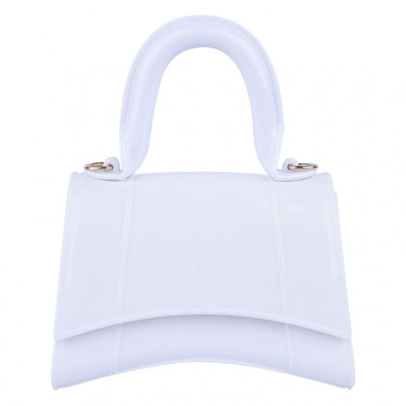 Children Fashion Macaroon Candy Color Handle Crossbody Jelly Bag