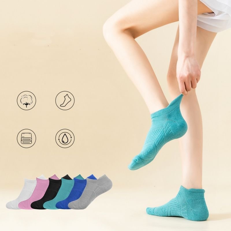 Men And Women Thickened Towel Bottom Sweat-Absorbing Running Fitness Custom Athletic Ankle Socks