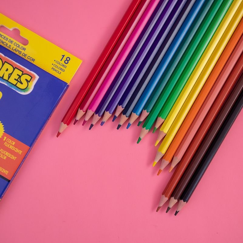 12 Colors Multicolor Pencil Children'S Drawing Pen Primary School Color Pencil
