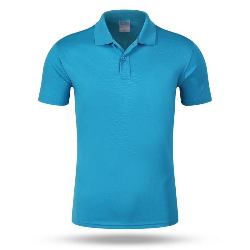 Lapel Advertising Polo Shirt Work Clothes Breathable Summer Quick-Drying Polo Shirt Mesh Short Sleeve T-Shirt Logo Custom
