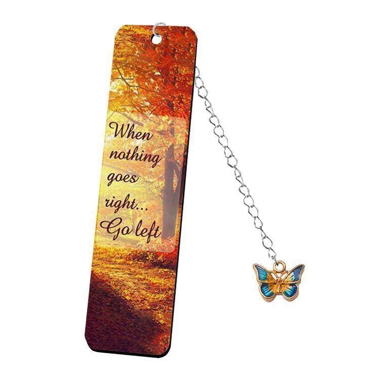 Creative Inspirational Stainless Steel Bookmark