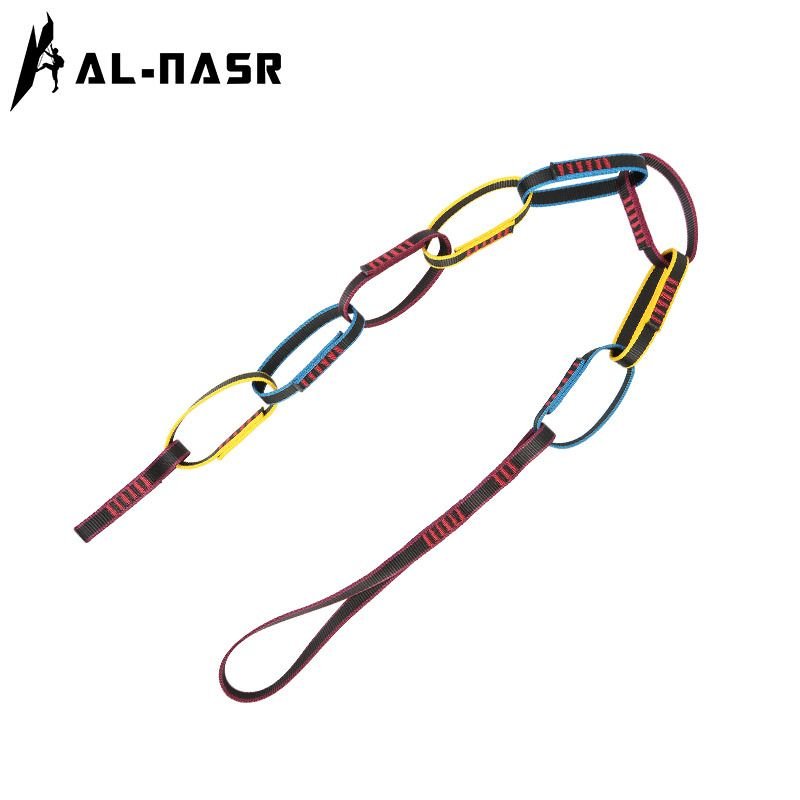 Outdoor Rock Climbing Quick Drop Forming Flat Belt Mountaineering Equipment Climbing Ropes
