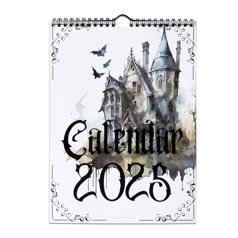 2025 Vintage Gothic Calendar