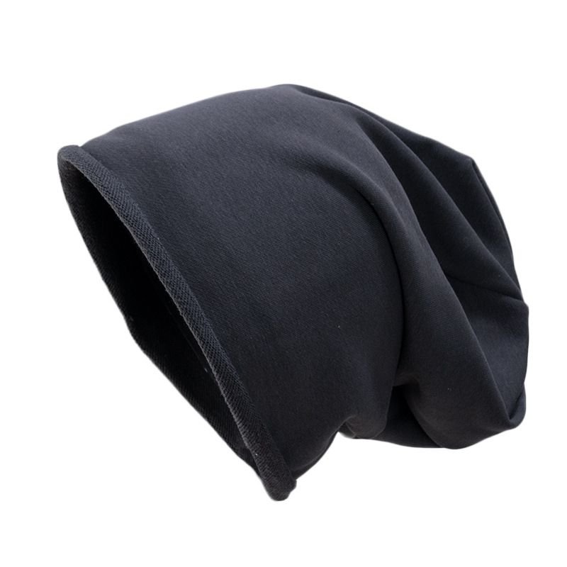 Simple Neutral Solid Color Curling Pile Hat