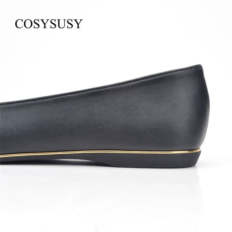 Women Casual Elegant Pointed Toe Flat Woven Grain PU Flat Loafers Work Shoes