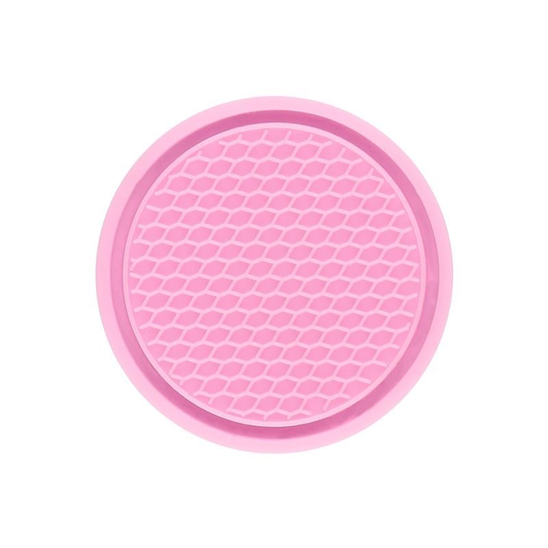 Water Cup Mat Coaster Round Pu Car Anti-Slip Mat