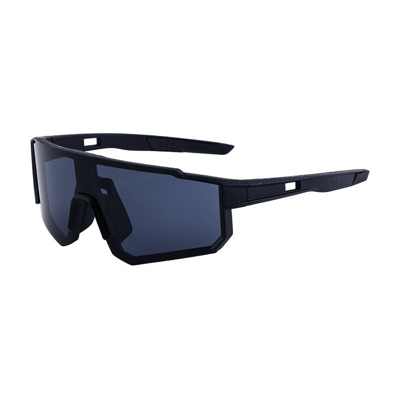 Fashionable Simple One-Piece Riding Colorful Sunglasses