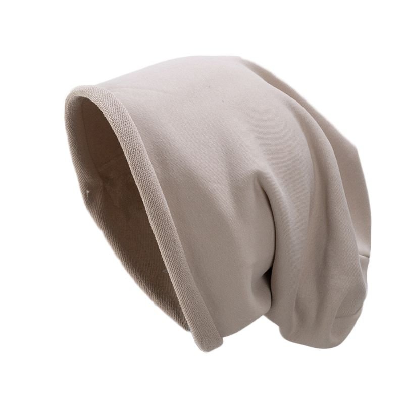 Simple Neutral Solid Color Curling Pile Hat
