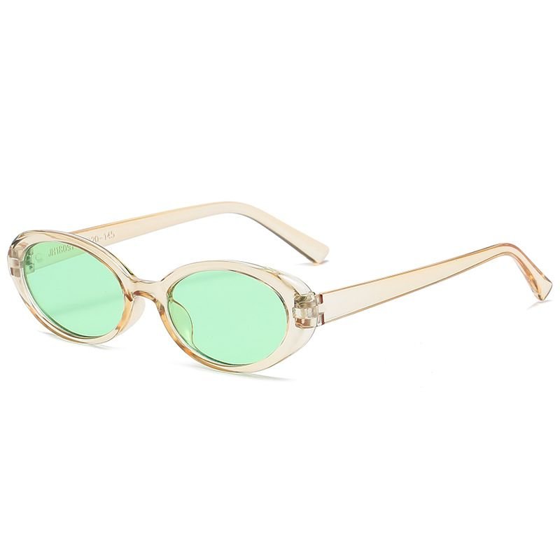 Simple Creative Unisex Oval Frame Sunglasses