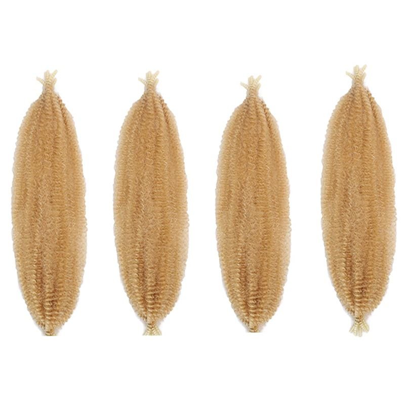 Women Natural Simulation Screw Texture Braided High Temperature Silk Hip-Hop Hair Extension